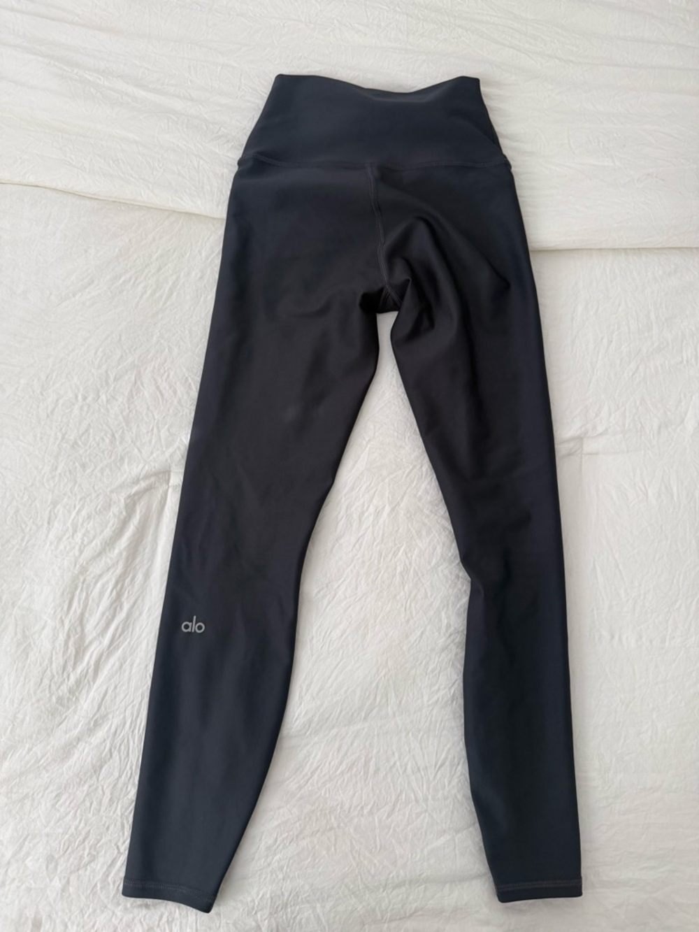 ALO Yoga High-Rise Charcoal Performance Leggings - Picture 4 of 5